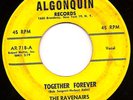 1958 Doo-Wop 45 - RAVENAIRS Together Forever  ALGONQUIN