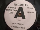 DONNA DOUGLAS- HES SO NEAR PICCADILLY PROMO 1963