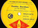 BEEN IN LOVE BEFORE FRANKIE DAVIDSON SAPPHIRES W&G ROCK