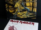 IRON MAIDEN Piece of Mind LP US PROMO with PROMO PACK