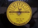 JOHNNY CASH I WALK THE LINE RARE 78 RPM RECORD ON SUN