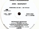 ANN MARGRET - MIDNIGHT MESSAGE 1980 Cosmic Killer PROMO