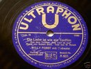 WILLY FORST ON ULTRAPHON 78 MISIK VON ROBERT STOLZ