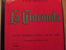 RARE: 1951 Maria Callas – LA GIOCONDA – 3LP Cetra 1241