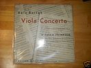 Bela Bartok Viola Concerto Bartok Records BRS-309 RARE