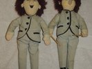 BEATLES  PAUL & RINGO PLUSH DOLLS