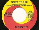 THE BEATLES  TICKET TO RIDE  UNUSUAL PRESSING