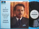 Columbia SAX 2469 B/S Debussy Recital Francois NM
