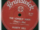 MARTY HILL THE LONELY MAN RARE ORIG OZ COUNTRY 45 PRESS