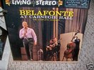BELAFONTE,CARNEGIE (RARE) 2 MINT RCA LIVING STEREO LP'S