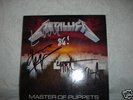 Metallica-Master of Puppets Autographed Album/LP