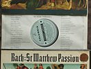 BACH Matthew Passion KLEMPERER Columbia SAX 2446-50 T/S