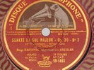 (2)78RPM RACHMANINOFF KREISLER PLAYS BEETHOVEN SONATA