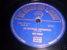 LEO FERRE / L'île St Louis / CHANT DU MONDE / 78 TOURS