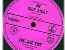 THE JIVE FIVE MY TRUE STORY ORIG 60'S DOO WOP OZ 45