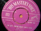 ELVIS PRESLEY IM LEFT YOU'RE RIGHT HMV PURPLE SILVER