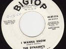 NORTHERN SOUL 45 RPM - THE DYNAMICS on BIGTOP RECORDS