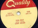SANDY NELSON -TEEN BEAT -78 RPM -LATE 1959 QUALITY 1946