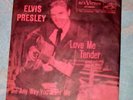 ELVIS PRESLEY/ Love Me Tender***NMint 45 & PIC SLeeve**