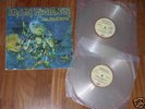 IRON MAIDEN - LIVE AFTER... RARE CLEAR VINYL 2 LP PERU
