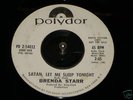 '70 BRENDA STARR Satan, Let Me Sleep POLYDOR 45 