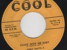 MERLE MATTS rockabilly 45 COOL Shake With Me Baby  HEAR