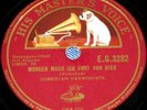 Comedian Harmonists. Morgen muss ich fort. HMV EG 3282