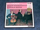 ROSTROPOVICH, RICHTER cello BEETHOVEN PHILIPS 2LP HI-FI