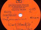 ELVIS COSTELLO I Can't Stand Up RARE ACETATE kbd punk