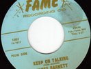 James Barnett Keep On Talking Fame soul 45 Dan Penn