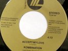 rare Modern Soul Boogie 45 KOMBINATION accept my love