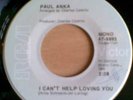 Rare NORTHERN PAUL ANKA-I CAN'T HELP LOVING YOU.