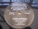 EDDIE COCHRAN C'MON EVERYBODY RARE 78 RPM RECORD