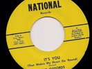 N MINT THE OXFORDS Its You National 45 7
