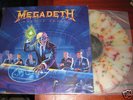 MEGADETH RUST IN PEACE RARE COLOUR VINYL LP