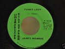 rare funk 45rpm JAMES MONROE / FUNKY LADY