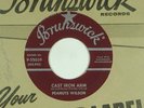PEANUTS WILSON rockabilly 45 CAST IRON ARM  BRUNSWICK