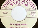 rare Soul Funk 45 LONG JOHN HUNTER it's your thing