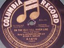 On The Old Fall River Line Victrola Phonograph Record