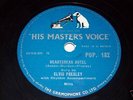 Elvis Presley - Heartbreak Hotel UK HMV Orig 78-POP.182