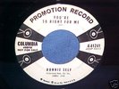 Ronnie Self/Your So Right For Me-Petrified/Columbia VG