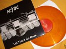 AC/DC Let There Be Rock New Rare Orange Vinyl LP