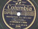 Edith Piaf 78 tours Columbia Compagnons de la chanson