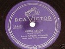 ARSENIO RODRIGUEZ & CONJ-MAMBO ABACUA-RCA VICTOR 78 RPM