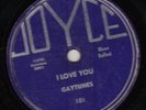 DOOWOP-78--2 SIDER-JOYCE-GAYTUNES--I LOVE YOU-HEAR BOTH