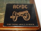 AC DC  LP FOR THOSE ABOUT TO ROCK  ONLY SPANISH BLACK