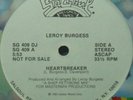 PROMO** LEROY BURGESS - HEARTBREAKER / STRANGER 1983