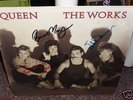 Queen / The Works - UK Signed LP Brian, Roger, John