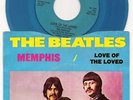 THE BEATLES DECCAGONE BLUE VINYL EP PS 45 RPM RECORD