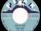 RARE ROCKABILLY 45: EDDIE CASH ON PEAK Doing All Right